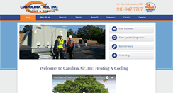 Desktop Screenshot of carolinaair.com